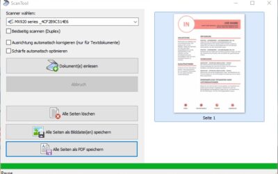 CK Software News und Blog 4 PDF Dokumente vom Scanner erstellen