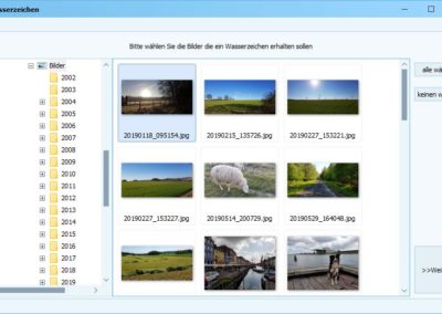 Wasserzeichen - Bilder schützen