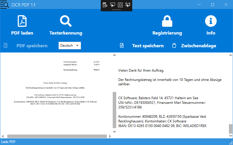 OCR PDF - Texterkennung OCR PDF - Texterkennung